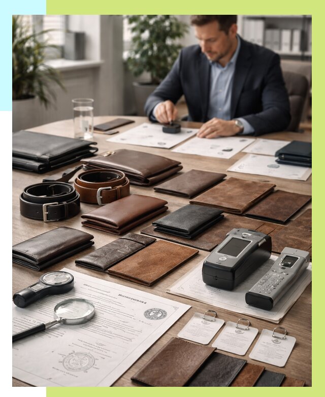 Сертификация кожаных изделий в Конаково от 12164 р. | Алешин-Кнк