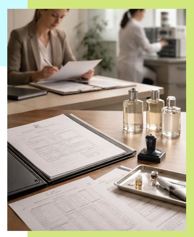 Сертификация парфюмерии в Конаково от 15206 р. | Алешин-Кнк