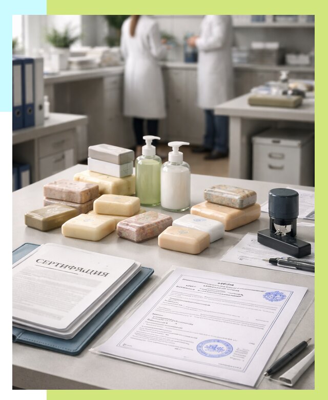 Сертификация мыла и сертификат на мыло в Конаково от 12164 | Алешин-Кнк