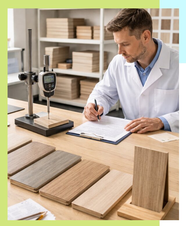 Сертификация ламината с испытаниями и оформлением документов в Конаково