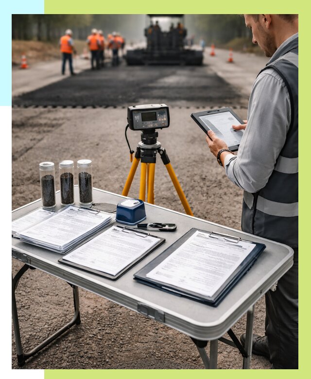 Сертификация асфальта в Конаково от 25343 р. | Алешин-Кнк