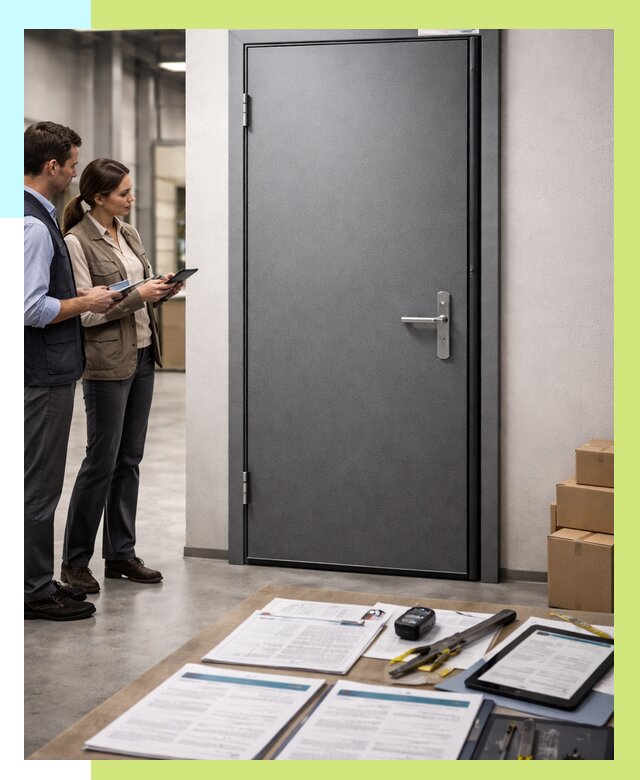 Сертификация противопожарных дверей в Конаково от 9123 р. | Алешин-Кнк