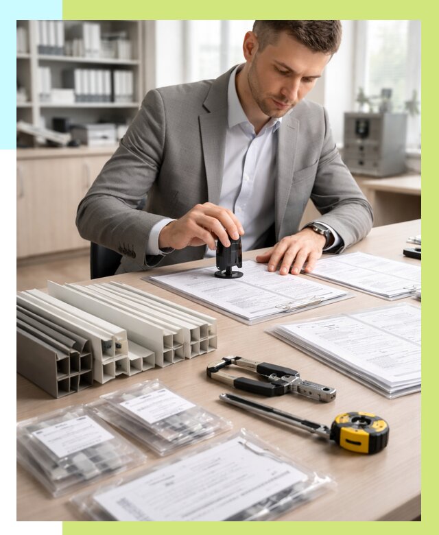 Сертификация ПВХ продукции в Конаково от 8616 р., Алешин-Кнк