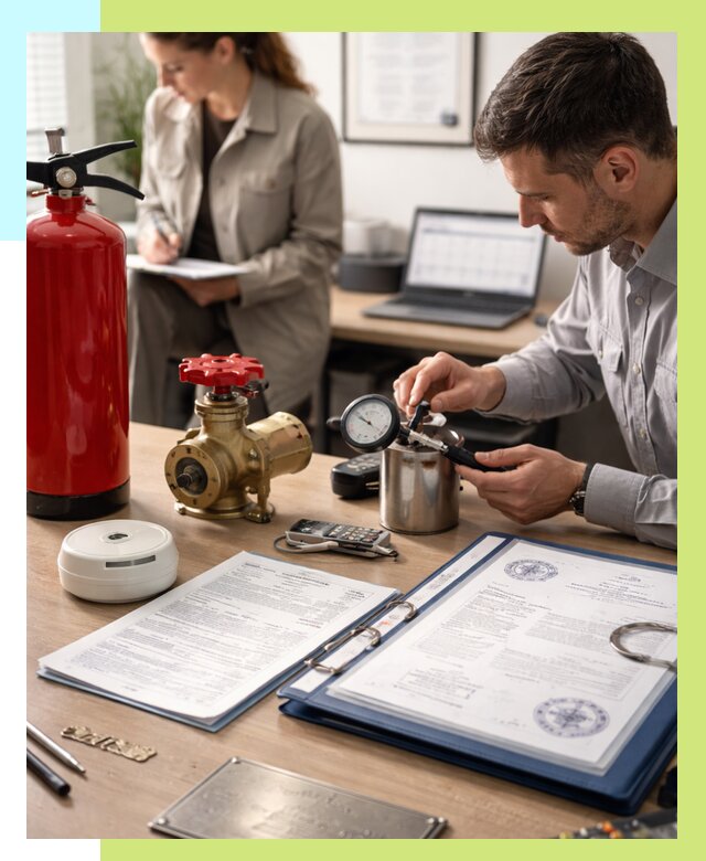 Сертификация пожарного оборудования в Конаково от 15206 р.|Алешин-Кнк