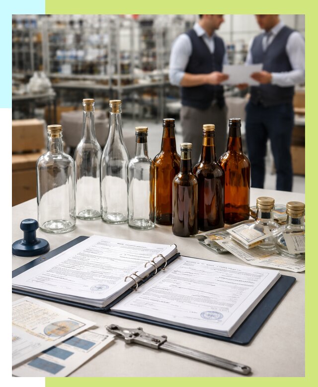 Сертификация стеклянных бутылок в Конаково от 25343 р. | Алешин-Кнк