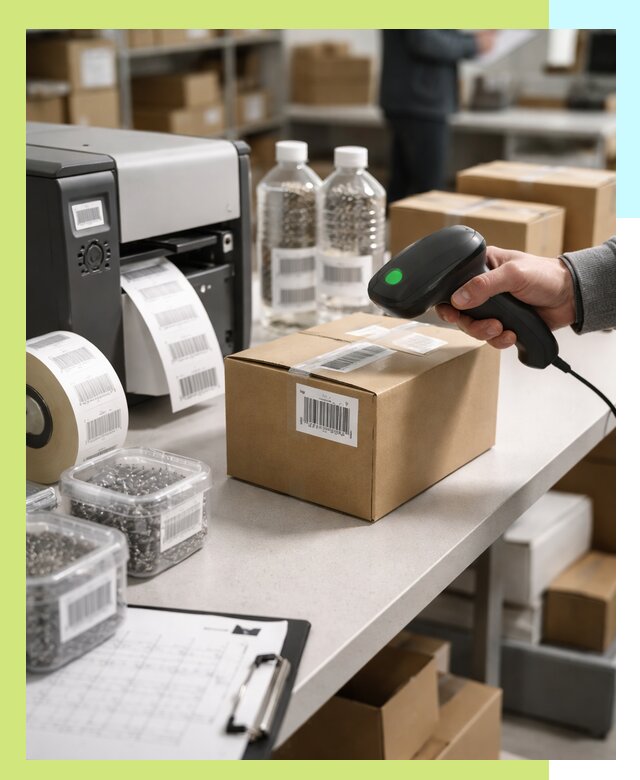 Штрихкодирование продукции и маркировка для продажи в Конаково
