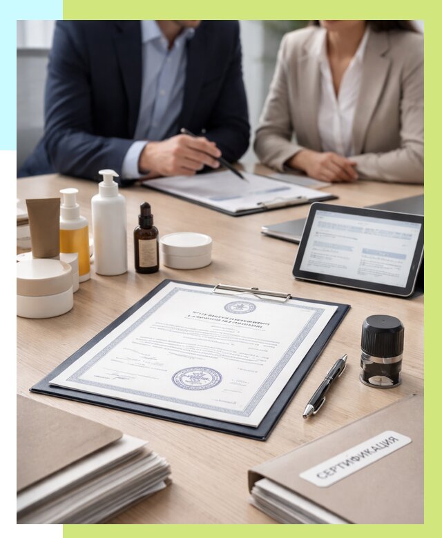 Сертификат на товар в Конаково от 7603 р. быстро | Алешин-Кнк