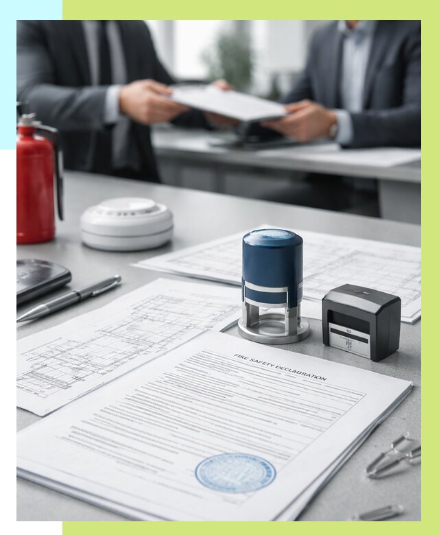 Декларация пожарной безопасности в Конаково от 8110 р. | Алешин-Кнк