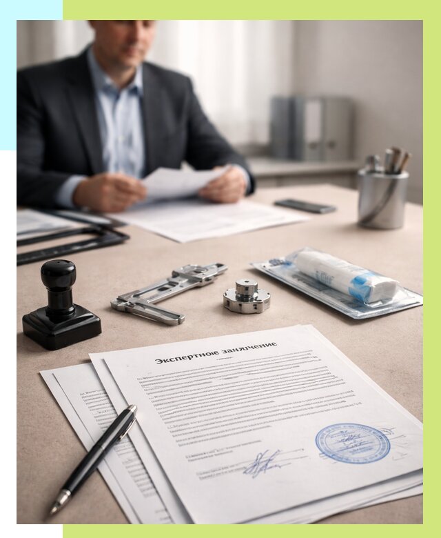 Экспертное заключение на продукцию в Конаково от 8616 р. | Алешин-Кнк