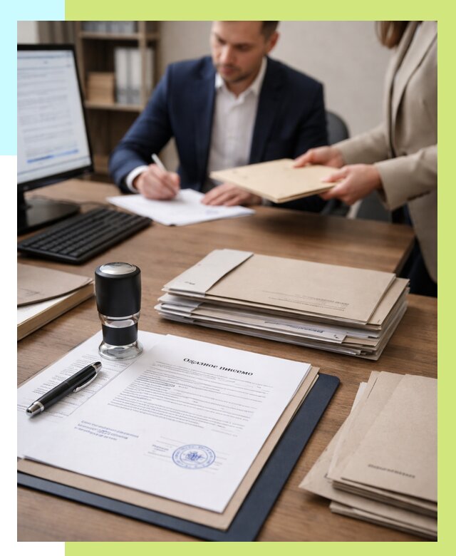 Отказное письмо для таможни в Конаково от 3041 р, Алешин-Кнк