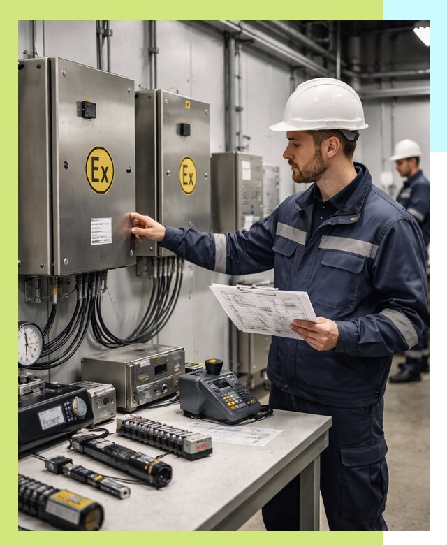 Сертификат взрывозащиты промышленного оборудования в Конаково