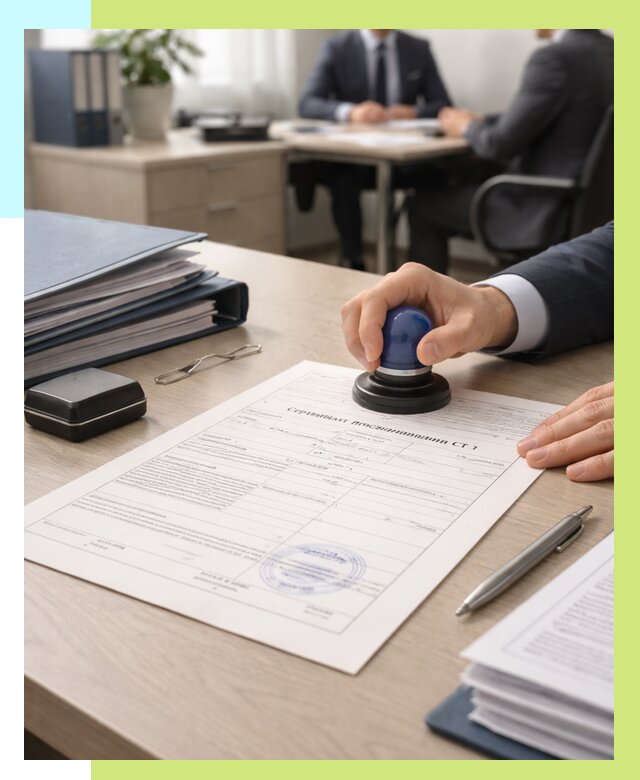 Сертификат происхождения СТ 1 в Конаково от 4562 р. | Алешин-Кнк