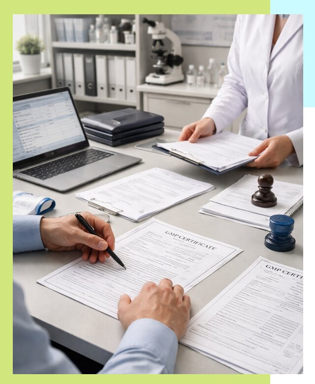 Оформление сертификата GMP в Конаково для фармпроизводства