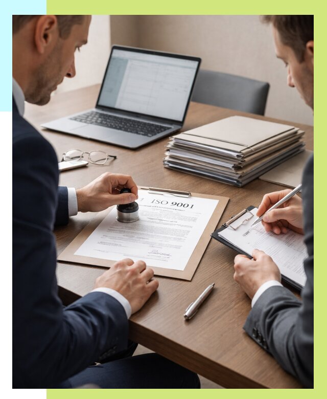 Сертификат ISO 9001 в Конаково купить от 81096 р. | Алешин-Кнк