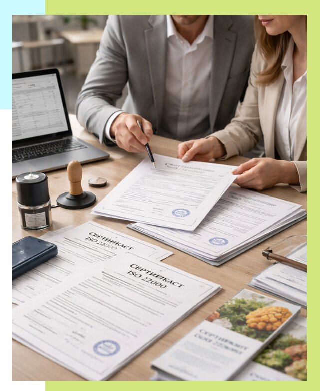 Сертификат ISO 22000 в Конаково от 40548 р. под ключ | Алешин-Кнк