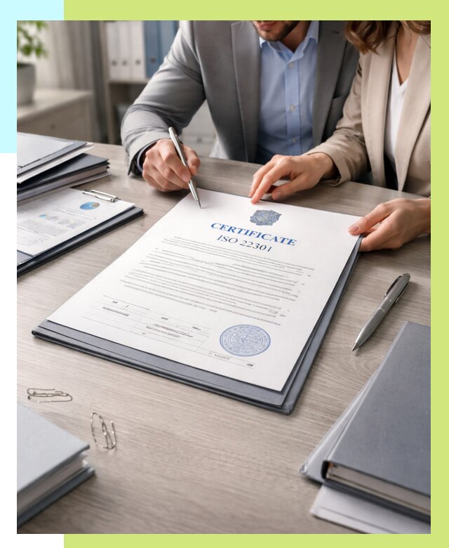 Сертификат ISO 22301 в Конаково от 45617 р. | Алешин-Кнк срочно