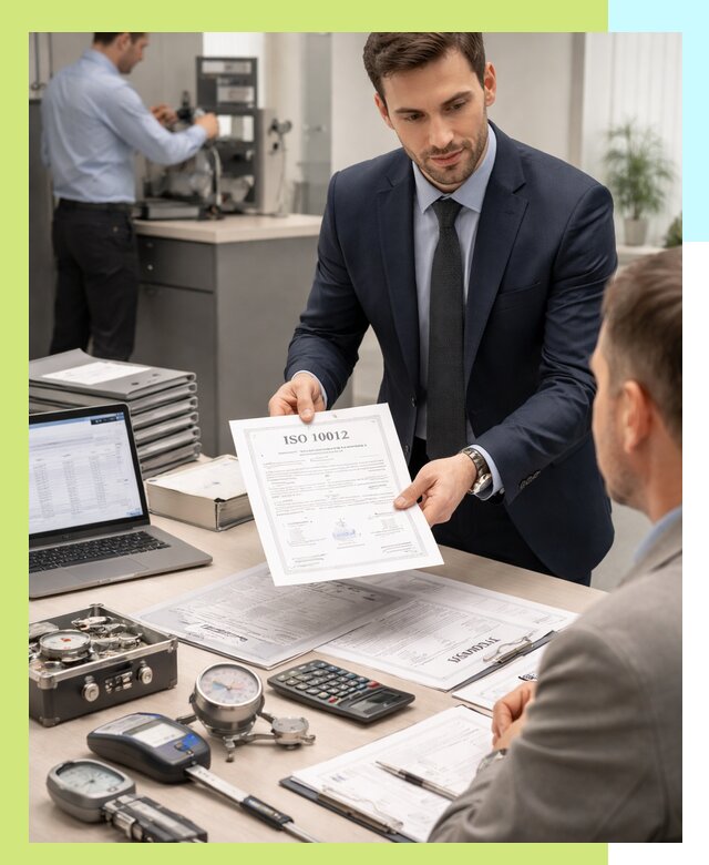 Выдача сертификата ISO 10012 по требованиям метрологии в Конаково