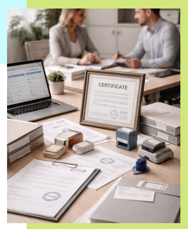 Сертификация компании в Конаково от 45617 р. | Алешин-Кнк — заказ